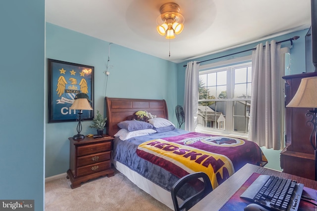 10230 Faire Commons Ct, Burke, VA 22015 - bedroom featuring baseboards, ceiling fan, and carpet