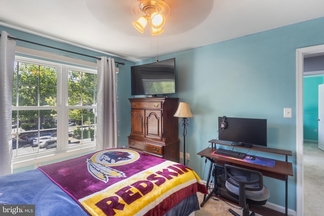 10230 Faire Commons Ct, Burke, VA 22015 - carpeted bedroom featuring baseboards