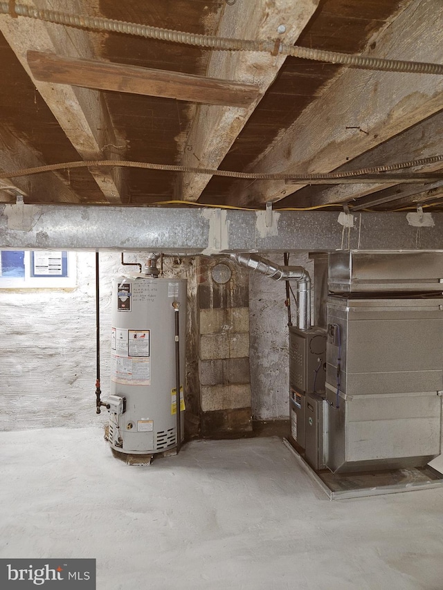 4216 Post Rd, Trainer, PA 19061 - utility room with gas water heater