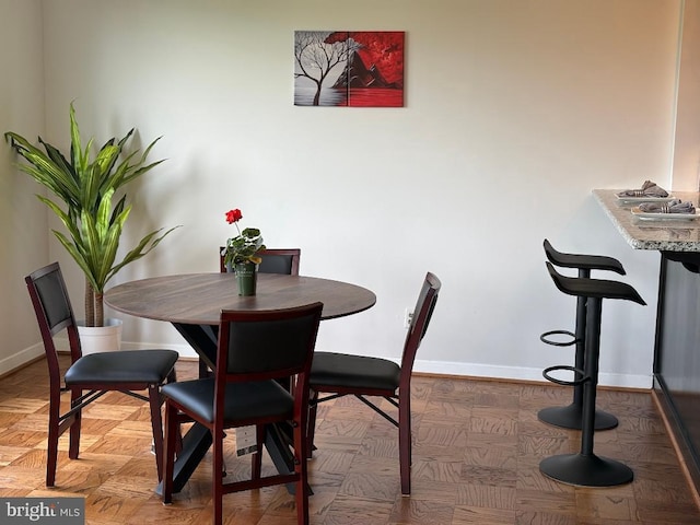 1900 Lyttonsville Rd Unit 1006, Silver Spring, MD 20910 - dining space featuring baseboards