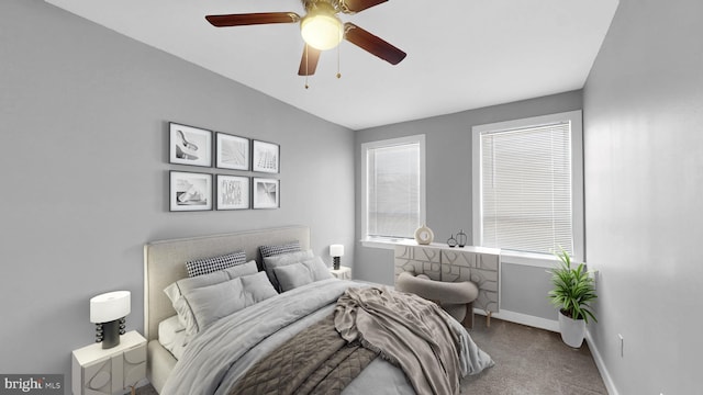 903 K St NE, Washington, DC 20002 - bedroom with baseboards, a ceiling fan, and carpet floors