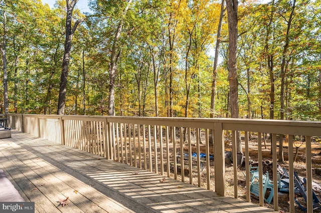 view of deck