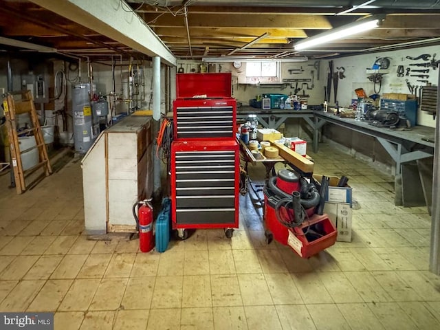 4564 Mountain Rd, Pasadena, MD 21122 - storage area with water heater