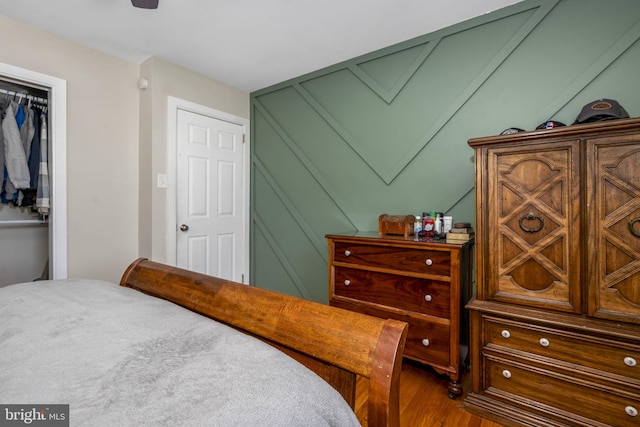 326 Glasgow St, Pottstown, PA 19464 - bedroom featuring a closet and wood finished floors