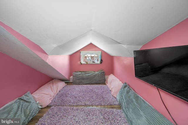326 Glasgow St, Pottstown, PA 19464 - bedroom featuring vaulted ceiling and wood finished floors