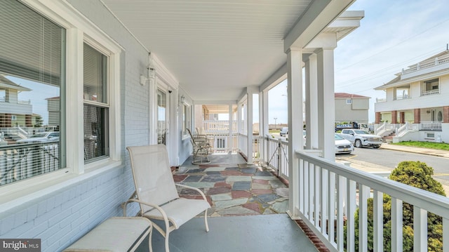 107 S Dover Ave, Atlantic City, NJ 08401 - balcony featuring a porch