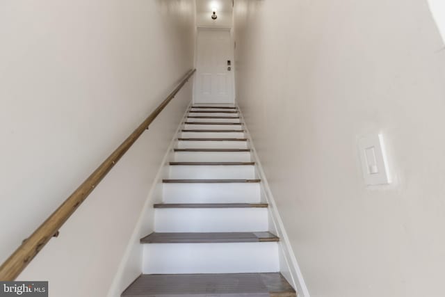 view of stairs