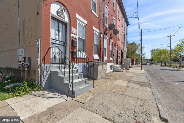 view of property