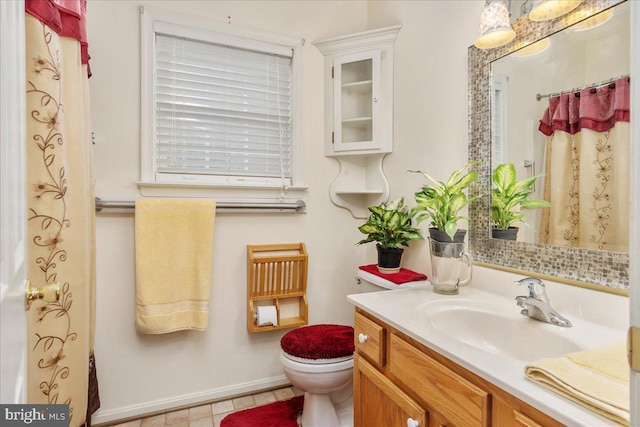 93 Radcliff Ln, Falling Waters, WV 25419 - full bathroom with vanity, toilet, and baseboards