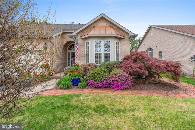 93 Radcliff Ln, Falling Waters, WV 25419 - ranch-style house with brick siding and a front lawn