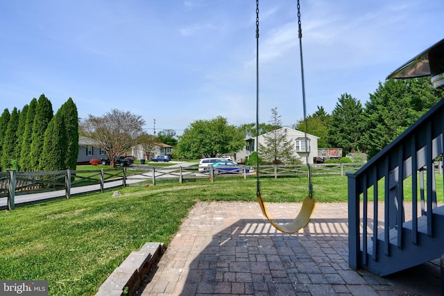 view of patio / terrace with fence