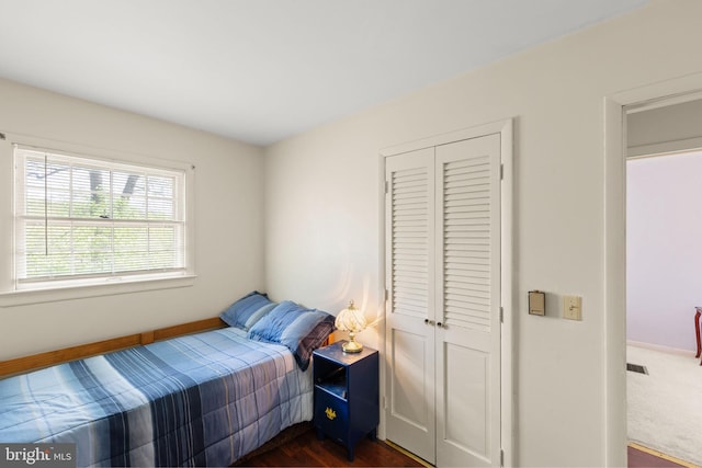 2385 Heide Cooper Rd, Shanks, WV 26761 - bedroom featuring baseboards, visible vents, and a closet