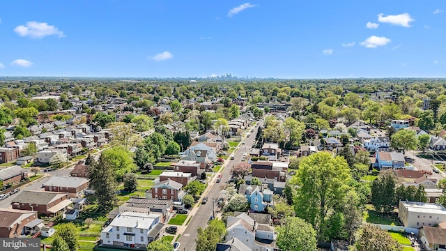 drone / aerial view featuring a residential view