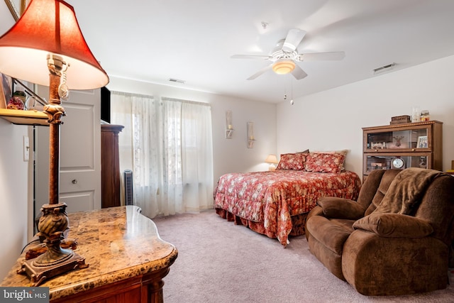 3907 Hannon Ct Unit 3B, Nottingham, MD 21236 - bedroom with light carpet and ceiling fan