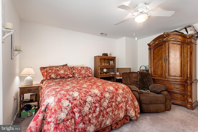 3907 Hannon Ct Unit 3B, Nottingham, MD 21236 - carpeted bedroom featuring a ceiling fan