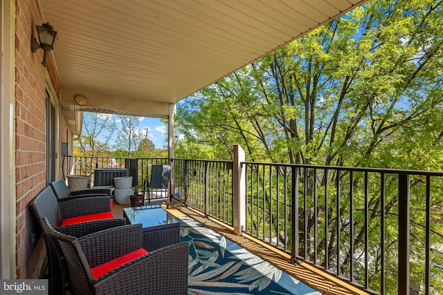 3907 Hannon Ct Unit 3B, Nottingham, MD 21236 - balcony with cooling unit