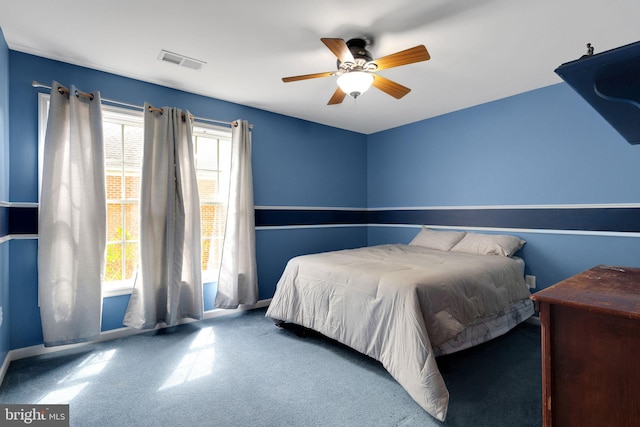 11294 Country Club Rd, New Market, MD 21774 - carpeted bedroom with ceiling fan and baseboards