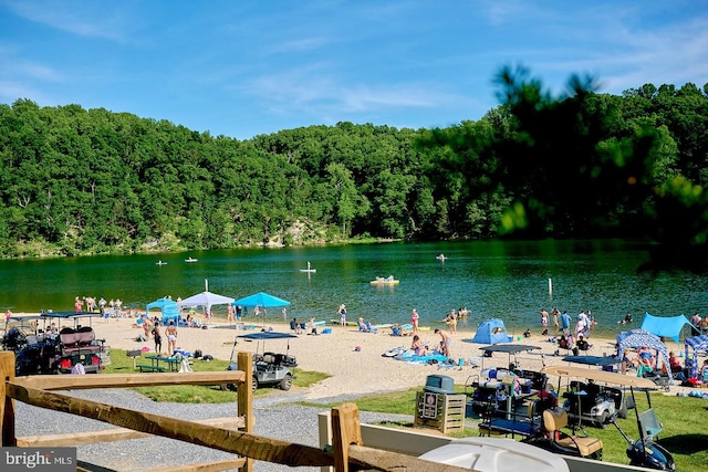 11294 Country Club Rd, New Market, MD 21774 - water view featuring a heavily wooded area