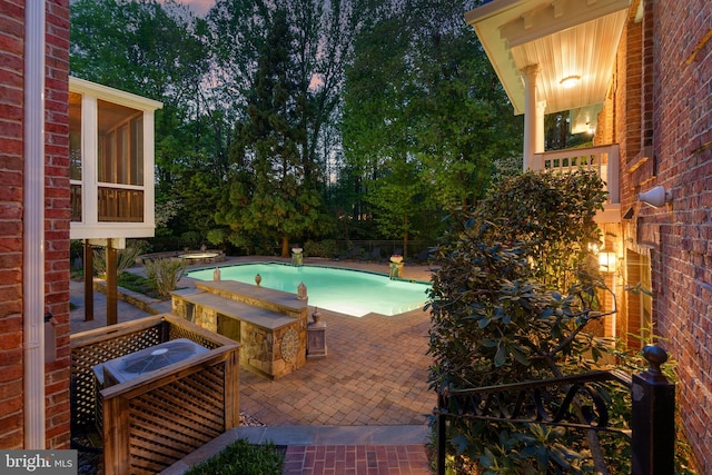 2619 Sledding Hill Rd, Oakton, VA 22124 - pool with a patio