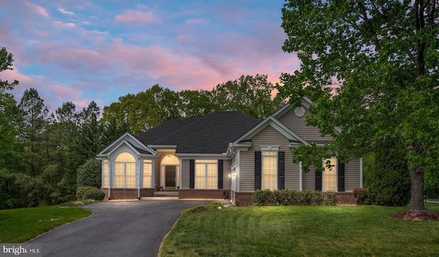 34 Brannigan Dr, Stafford, VA 22554 - view of front of property featuring driveway and a lawn