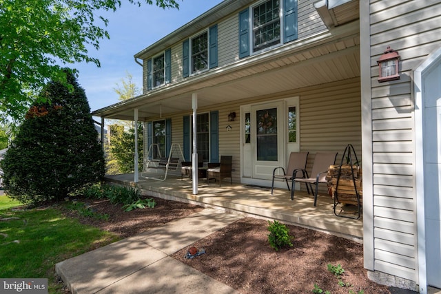 1069 E 2nd St, Red Hill, PA 18076 - view of exterior entry featuring covered porch