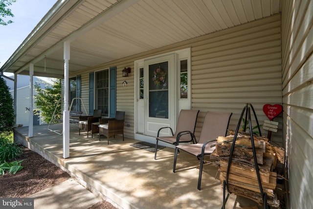 1069 E 2nd St, Red Hill, PA 18076 - view of patio featuring covered porch
