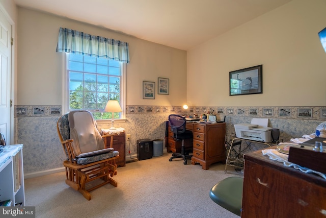 1069 E 2nd St, Red Hill, PA 18076 - office space featuring light colored carpet and wainscoting