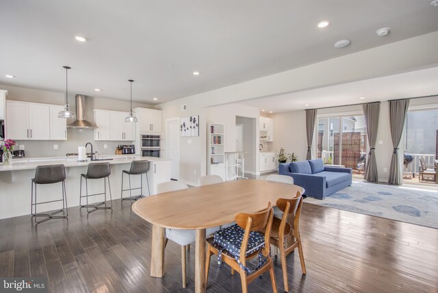 5510 Woodyard Rd, Upper Marlboro, MD 20772 - dining room featuring wood finished floors and recessed lighting