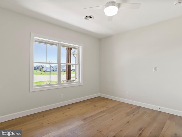 149 Matthew Dr, Chambersburg, PA 17201 - empty room featuring baseboards, visible vents, and light wood-style flooring