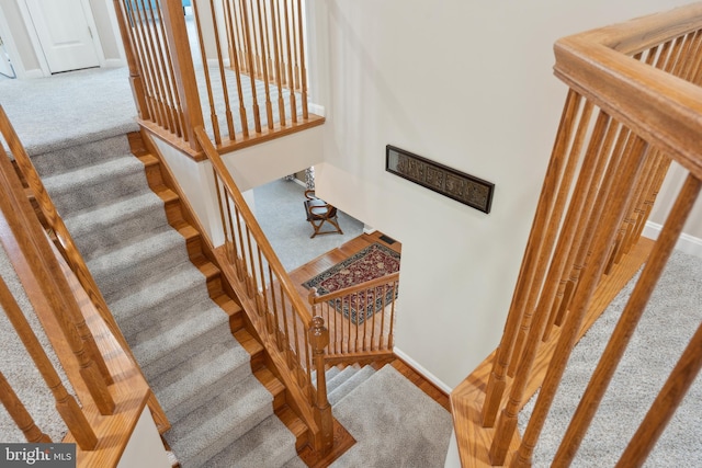 16 Zachary Ct, Boonsboro, MD 21713 - stairway with baseboards