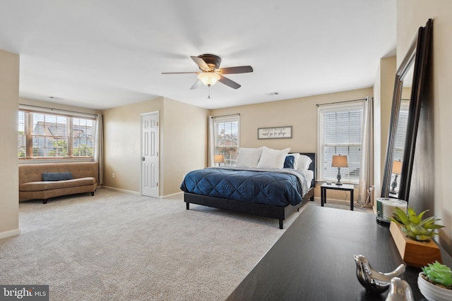 16 Zachary Ct, Boonsboro, MD 21713 - bedroom featuring baseboards, carpet flooring, and ceiling fan