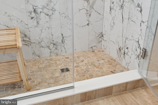 16 Zachary Ct, Boonsboro, MD 21713 - full bath featuring a marble finish shower