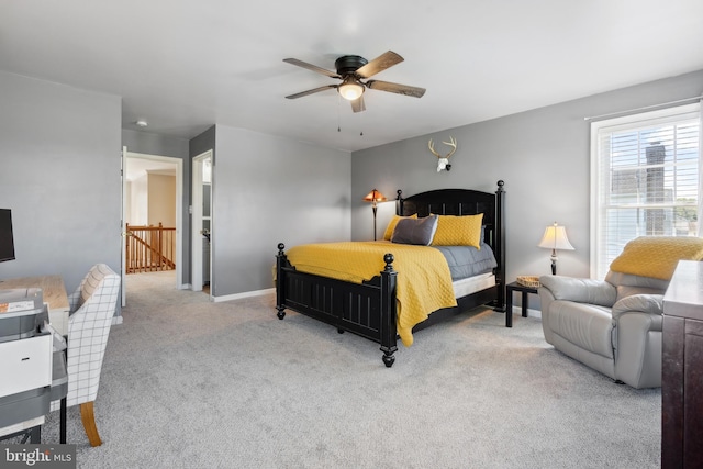 16 Zachary Ct, Boonsboro, MD 21713 - bedroom featuring carpet, baseboards, and ceiling fan