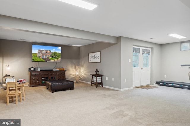 16 Zachary Ct, Boonsboro, MD 21713 - living area with carpet flooring and baseboards