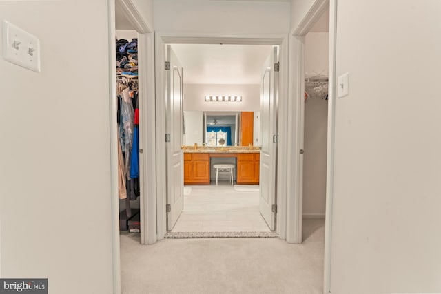 25 Stallion Cir, Upper Holland, PA 19053 - hallway featuring carpet flooring