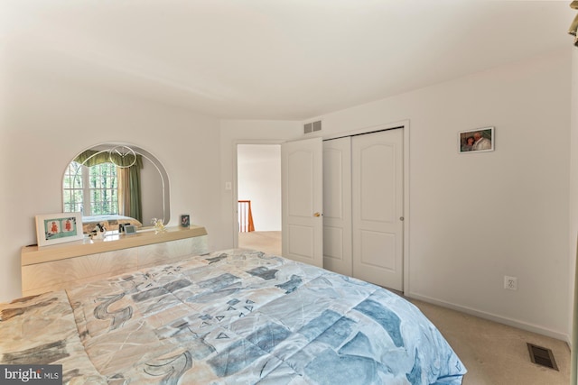 25 Stallion Cir, Upper Holland, PA 19053 - bedroom with visible vents, carpet floors, and a closet