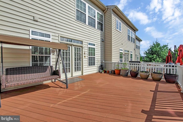 view of deck