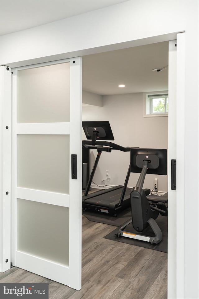 189 Potomac Crossing St, Charles Town, WV 25414 - exercise room with wood finished floors