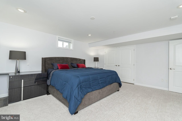 189 Potomac Crossing St, Charles Town, WV 25414 - bedroom featuring carpet flooring, baseboards, recessed lighting, and a closet