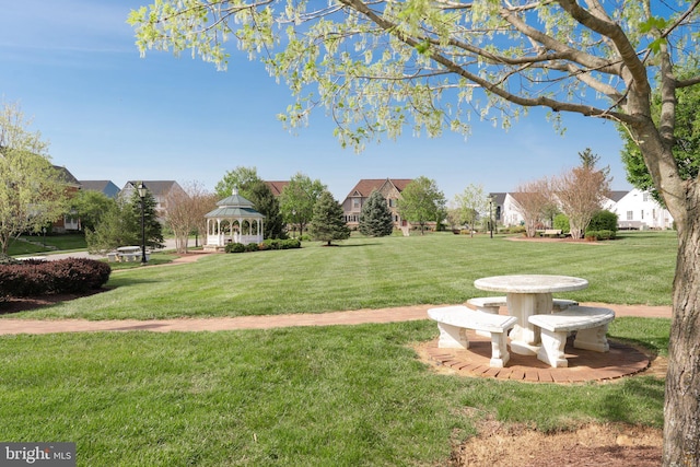 189 Potomac Crossing St, Charles Town, WV 25414 - view of green lawn with a gazebo and a residential view