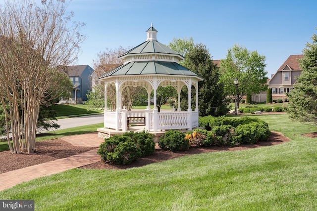 189 Potomac Crossing St, Charles Town, WV 25414 - view of property's community with a gazebo and a lawn