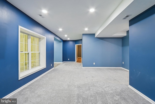 24 Monument Dr, Stafford, VA 22554 - carpeted spare room with baseboards, recessed lighting, and visible vents