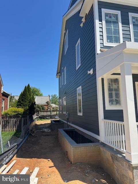 2129 N Troy, Arlington, VA 22201 - view of home's exterior featuring fence
