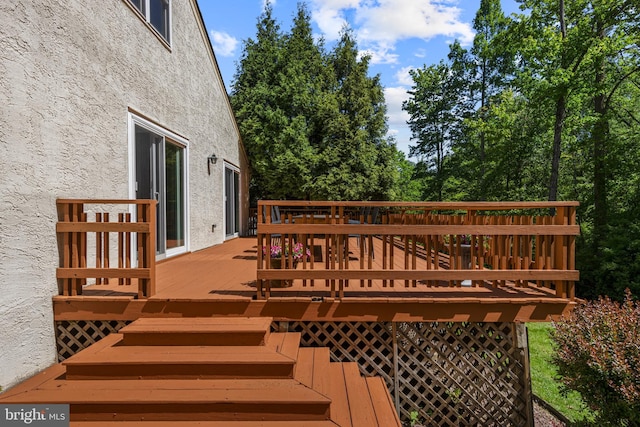 view of deck