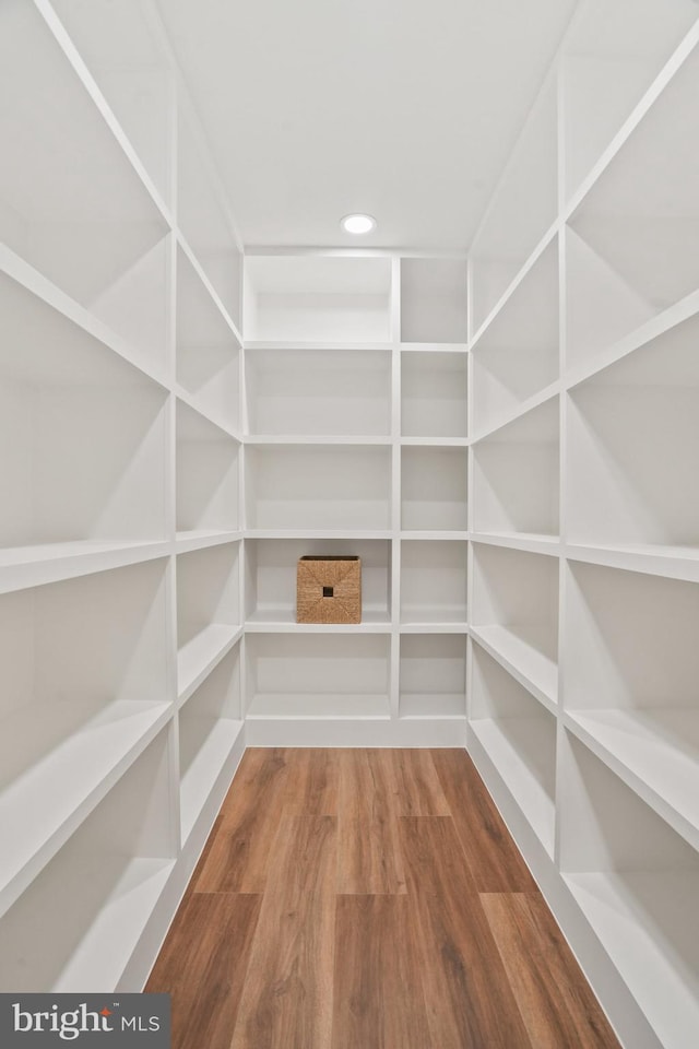 view of storage area