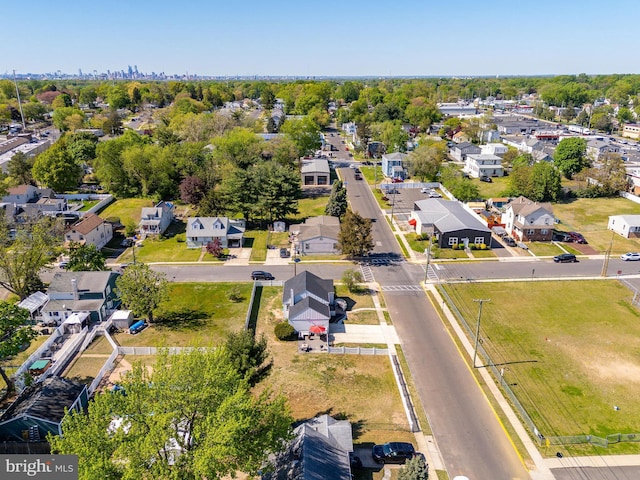 bird's eye view featuring a residential view