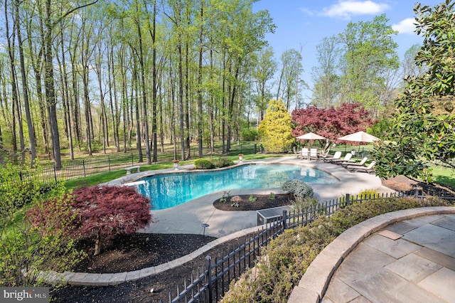 4064 Howell Rd, Malvern, PA 19355 - view of swimming pool with a patio, fence, and a fenced in pool