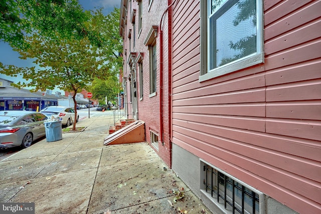 view of side of property