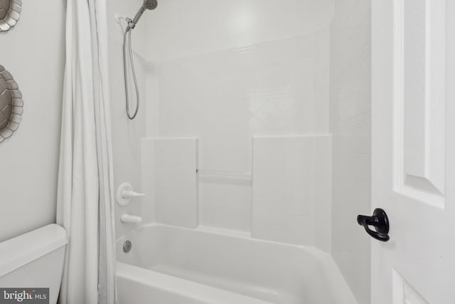 14595 Limestone Dr, Swan Point, MD 20645 - bathroom with toilet and shower / bath combo