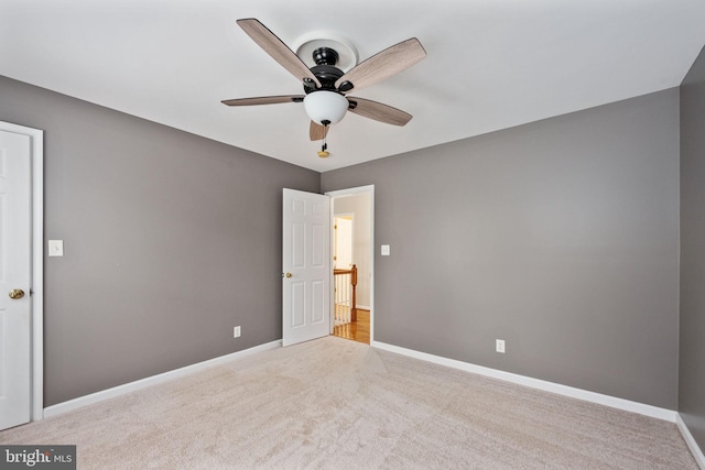 168 Sequester Dr, Stafford, VA 22556 - unfurnished bedroom featuring carpet flooring, baseboards, and a ceiling fan